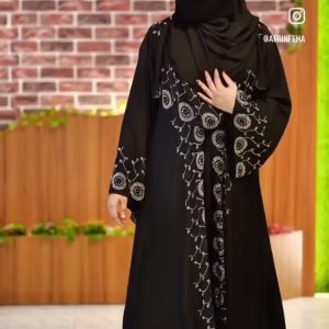 Original Dubai Cherry Fabric Abaya